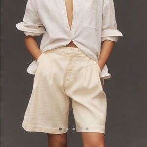 NWT Anthropologie The Avery Pleated Trouser Shorts